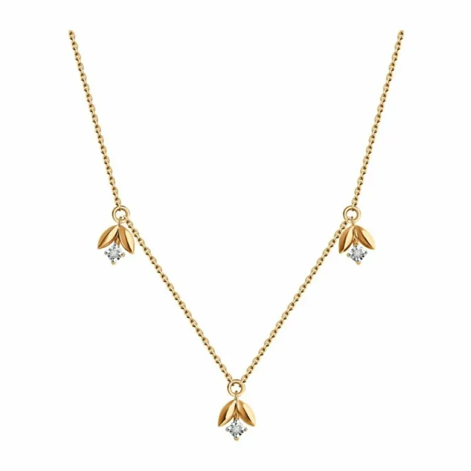 Колье с бриллиантами из золота